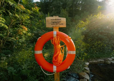 life buoy at the nature pool